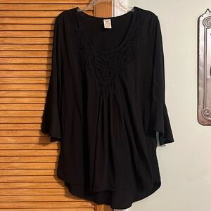Black Lacey Blouse
